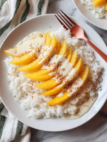 Thai Sweet Mango Sticky Rice (Khao Neeo Mamuang) Recipe