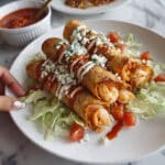 Air Fryer Buffalo Chicken Taquitos Recipe