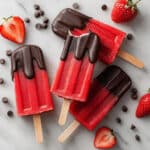 Chocolate Covered Strawberry Popsicles Recipe