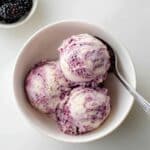 Fresh Blackberry No-Churn Ice Cream Recipe
