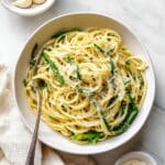 Pasta with Asparagus and Parmesan Sauce Recipe