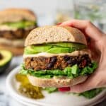 Spicy Black Bean Burgers with Chipotle Mayonnaise Recipe